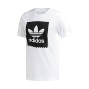Adidas Men's Short Sleeve Blackbird Trefoil Graphic Logo Active T-Shirt White M